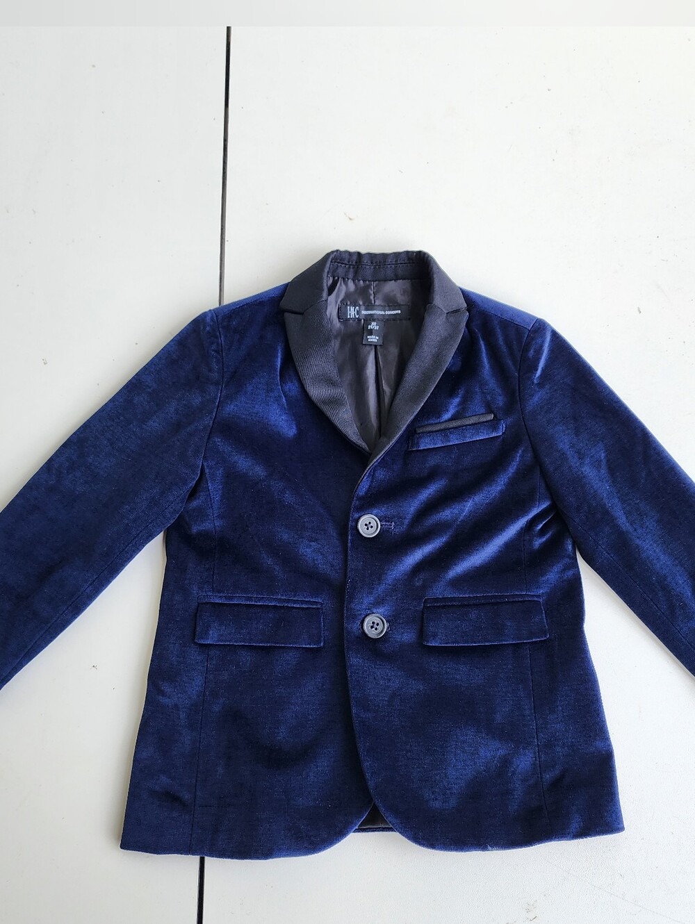 Inc International Concepts Blazer Baby Toddler Boys Jacket Coat Velvet XS 2T 3T